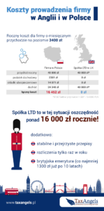 Infografika - firma ltd, firma w Polsce